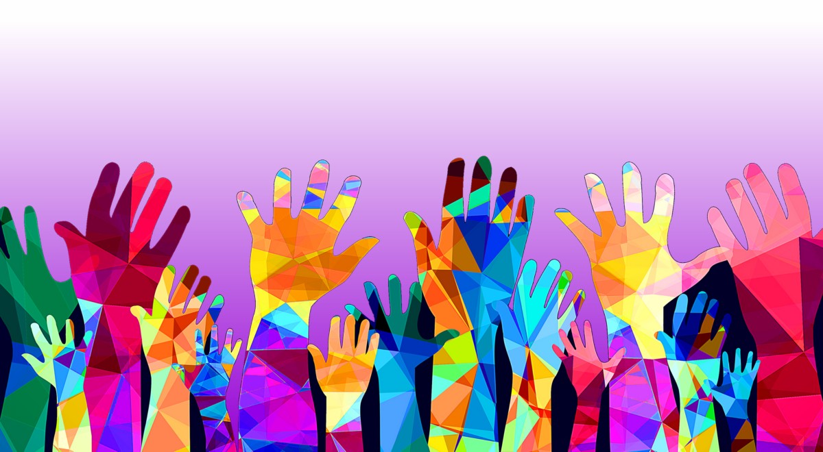 Hands before violet dawn